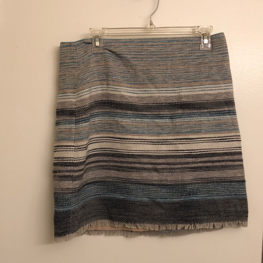 Tweed Mini Skirt (Loft)
